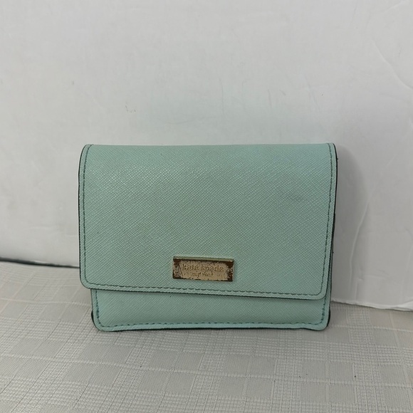 Kate spade card holder wallet in aqua - Picture 1 of 8